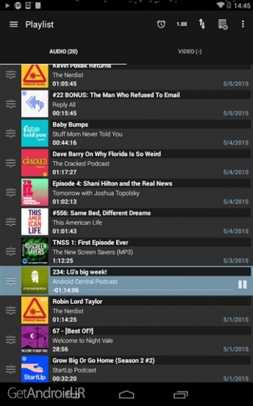 دانلود برنامه Podcast Radio Addict اندروید