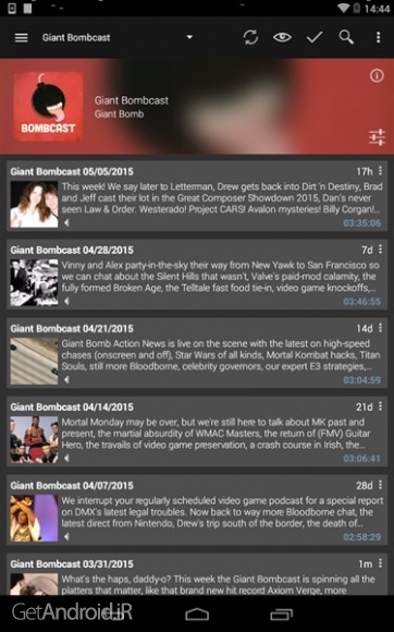 دانلود برنامه Podcast Radio Addict اندروید