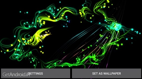 دانلود Magic Particles Live Wallpaper v1.0.4 بهترین برنامه لایو والپیرهای اندروید