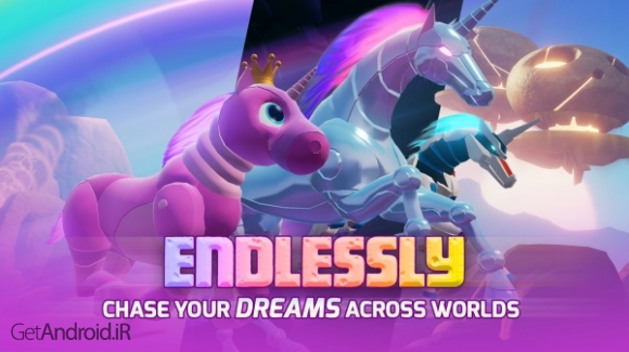 دانلود Robot Unicorn Attack 3 v1.1.2 بازی حمله ربات تکشاخ 3 اندروید