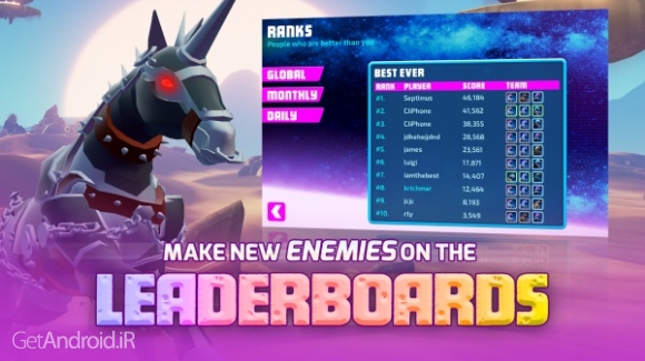 دانلود Robot Unicorn Attack 3 v1.1.2 بازی حمله ربات تکشاخ 3 اندروید