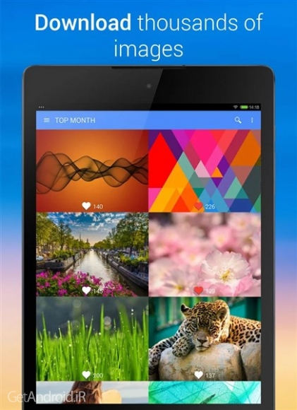دانلود Wallpapers QHD (Background HD) v1.3.3 والپیپرهای با کیفیت بسیار بالای اندروید