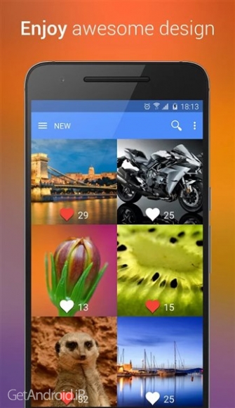 دانلود Wallpapers QHD (Background HD) v1.3.3 والپیپرهای با کیفیت بسیار بالای اندروید