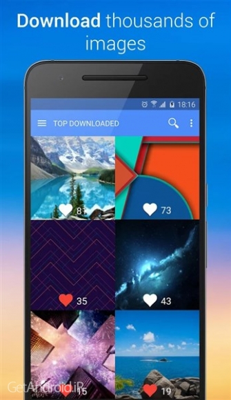 دانلود Wallpapers QHD (Background HD) v1.3.3 والپیپرهای با کیفیت بسیار بالای اندروید