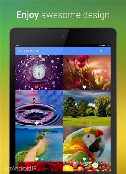 دانلود Wallpapers QHD (Background HD) v1.3.3 والپیپرهای با کیفیت بسیار بالای اندروید