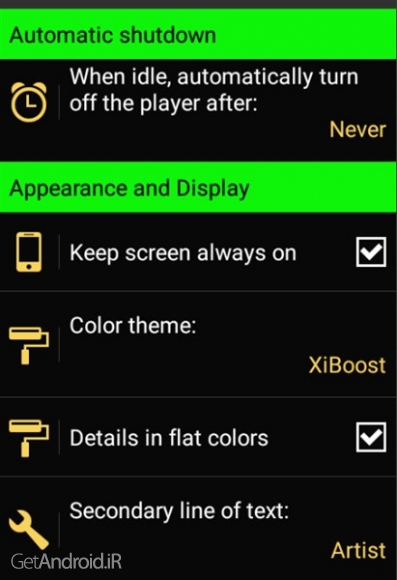 دانلود XiBoost Power Audio Player v1.1 برنامه پخش کننده موزیک حرفه ای اندروید