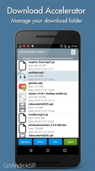 دانلود Download Manager Accelerator Premium v1.8 برنامه دانلود منیجر قدرتمند اندروید