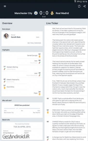 دانلود برنامه Onefootball Live Soccer Scores اندروید