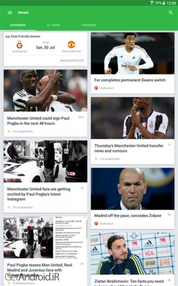 دانلود برنامه Onefootball Live Soccer Scores اندروید