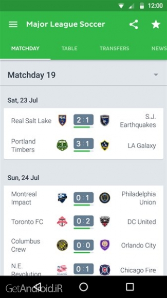 دانلود برنامه Onefootball Live Soccer Scores اندروید