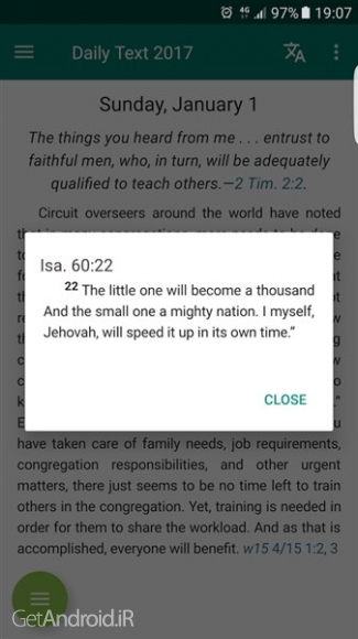 دانلود Daily Text 2017 - Pro v2.6 برنامه متن روزانه اندروید