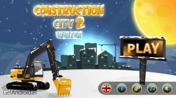 دانلود بازی JConstruction City 2 Winter اندروید