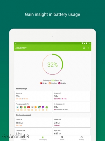 دانلود برنامه AccuBattery اندروید