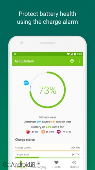 دانلود برنامه AccuBattery اندروید