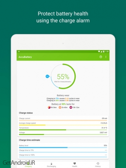 دانلود برنامه AccuBattery اندروید