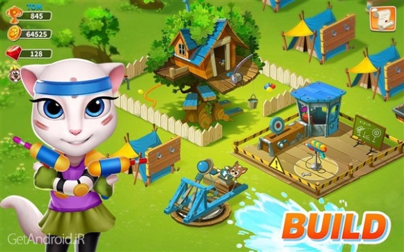 دانلود بازی Talking Tom Camp اندروید