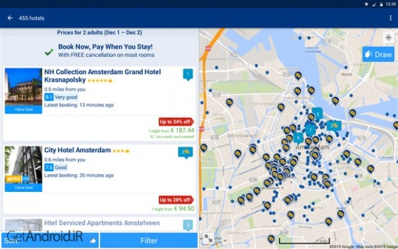 دانلود برنامه Booking.com اندروید