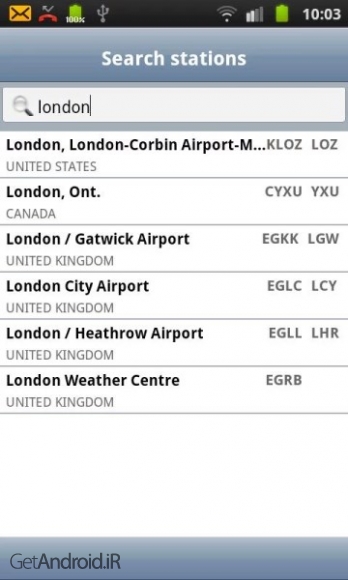 دانلود برنامه PilotWeather اندروید