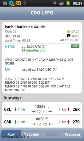 دانلود نرم افزار PilotWeather اندروید