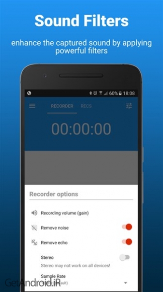 دانلود Voice Recorder Pro 5.1.3 Pro نرم افزار ضبط صدا با کیفیت بالا و عالی اندروید