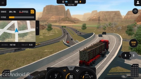 دانلود Truck Simulator PRO 2 v1.6 بازی شبیه ساز کامیون 2 اندروید