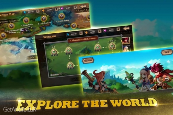 دانلود Tactics Squad: Dungeon Heroes 2.4.3 بازی قهرمانان سیاه چال اندروید