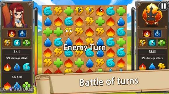 دانلود PuzzleGO RPG 1.0.0 بازی جورچین سه تایی اندروید