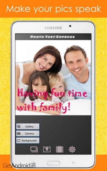 دانلود برنامه Photo Editor Text Fonts Effect اندروید