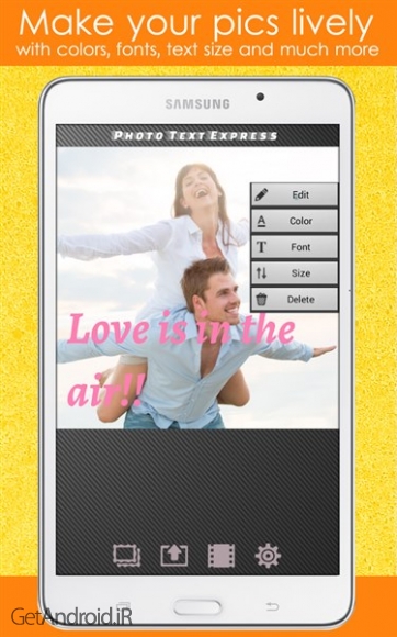 دانلود برنامه Photo Editor Text Fonts Effect اندروید