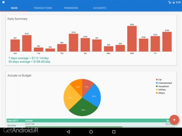 دانلود برنامه Bluecoins اندروید