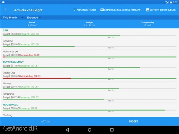 دانلود برنامه Bluecoins اندروید