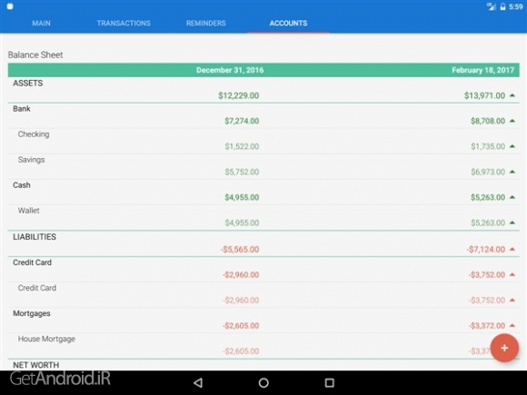 دانلود برنامه Bluecoins اندروید