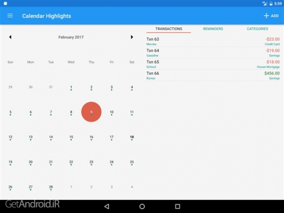 دانلود برنامه Bluecoins اندروید