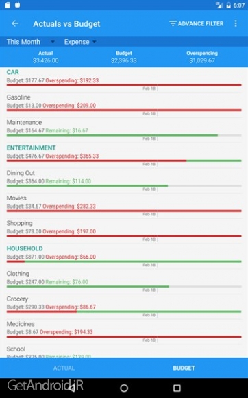 دانلود برنامه Bluecoins اندروید