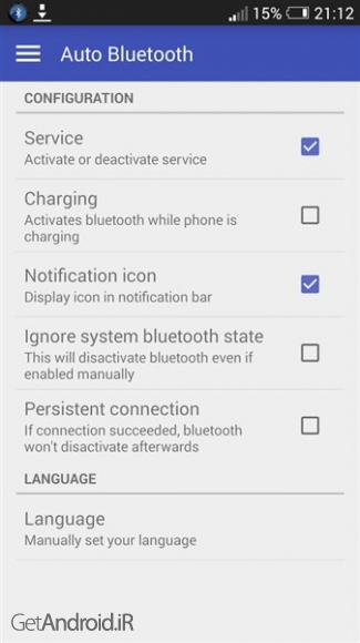 دانلود Auto Bluetooth donate v2.32 برنامه روشن کردن خودکار بلوتوث اندروید