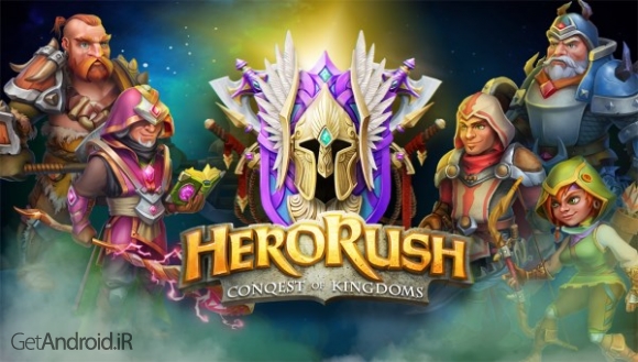دانلود Hero Rush: Clan Wars 1.43 بازی استراتژیک آنلاین یورش قهرمانان اندروید