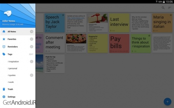 دانلود برنامه Notepad اندروید