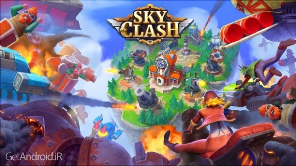 دانلود بازی Sky Clash Lords of Clans 3D اندروید