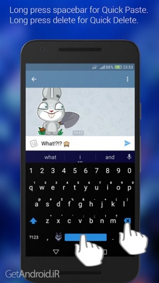 دانلود OrbitalKey Keyboard (Pro) v2.0.3 کیبورد جدید اندروید