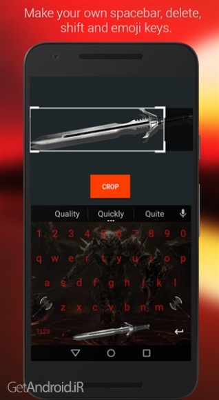 دانلود OrbitalKey Keyboard (Pro) v2.0.3 کیبورد جدید اندروید