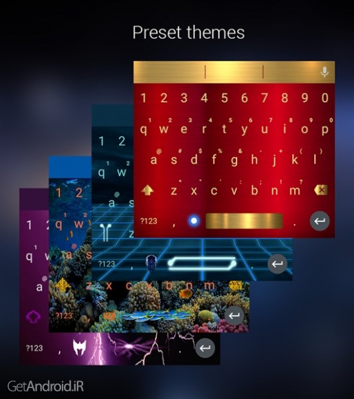 دانلود OrbitalKey Keyboard (Pro) v2.0.3 کیبورد جدید اندروید