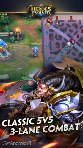 دانلود بازی Heroes Evolved اندروید