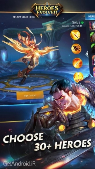 دانلود بازی Heroes Evolved اندروید