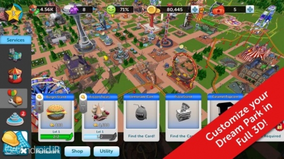 دانلود بازی RollerCoaster Tycoon Touch اندروید