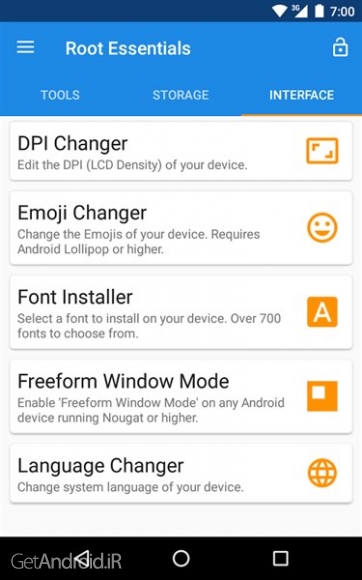 دانلود Root Essentials 2.4.9 برنامه دستگاههای روت شده اندروید