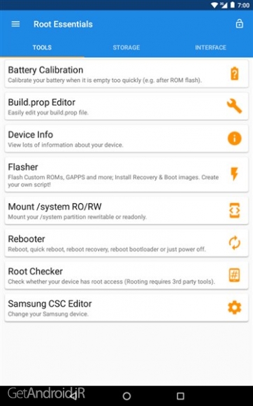 دانلود Root Essentials 2.4.9 برنامه دستگاههای روت شده اندروید
