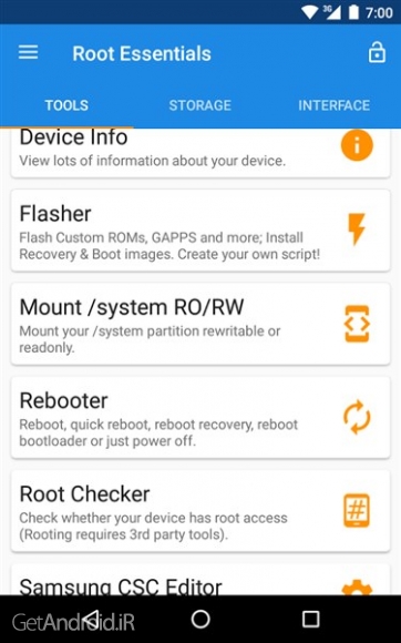 دانلود Root Essentials 2.4.9 برنامه دستگاههای روت شده اندروید