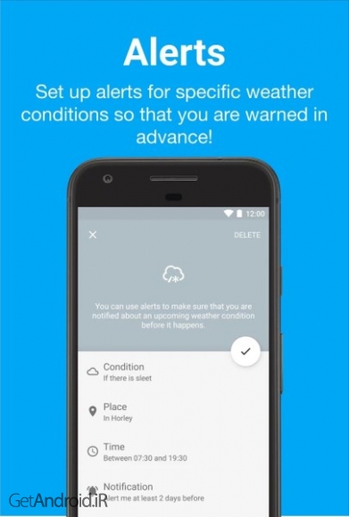 دانلود Forecast - Weather & Widgets 1.4.0 برنامه هواشناسی اندروید