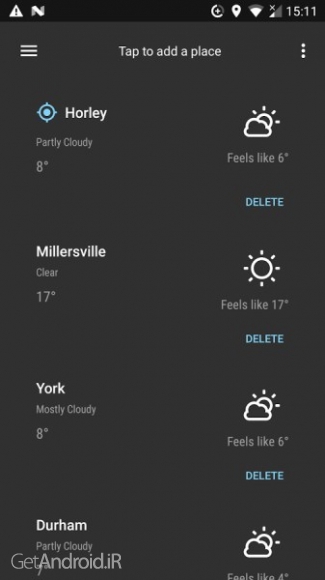 دانلود Forecast - Weather & Widgets 1.4.0 برنامه هواشناسی اندروید
