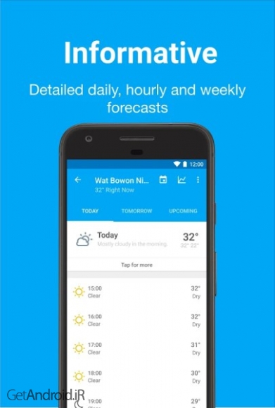 دانلود Forecast - Weather & Widgets 1.4.0 برنامه هواشناسی اندروید